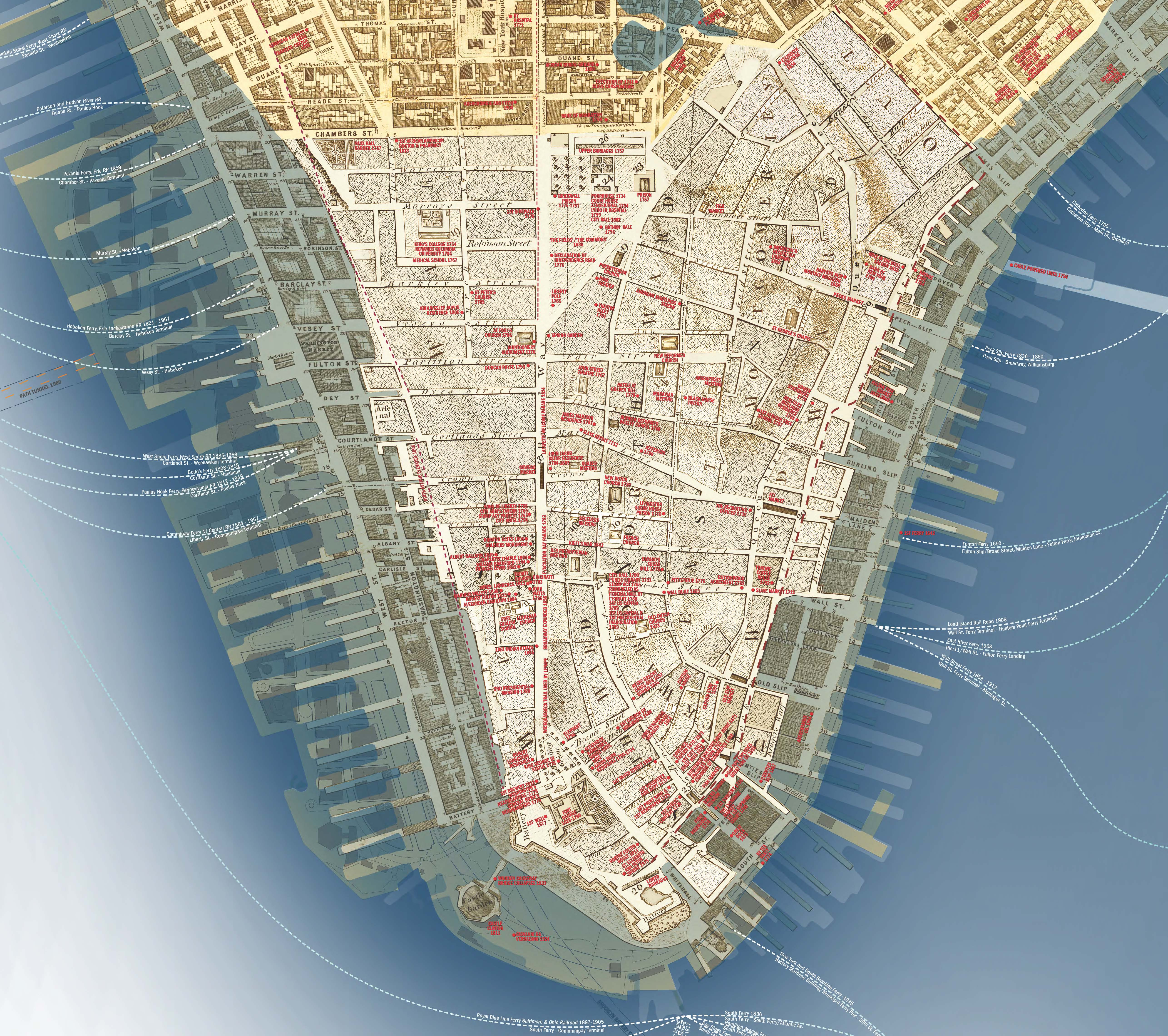 Mapping Lower Manhattan