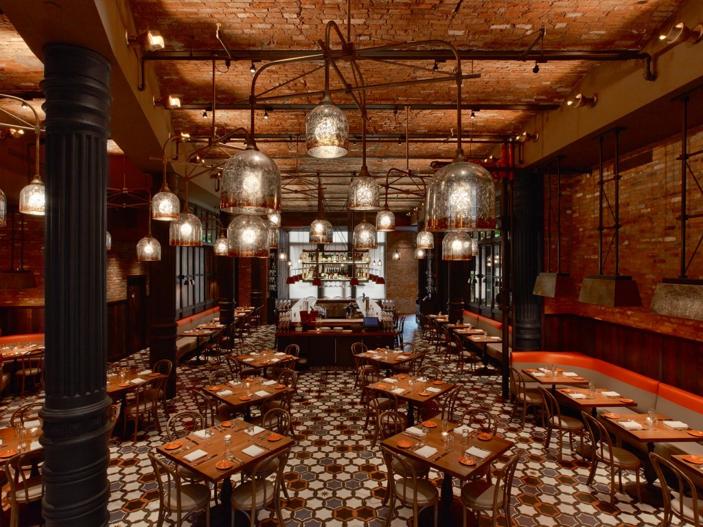 Bobby Flay's Gato, designed by the Rockwell Group.